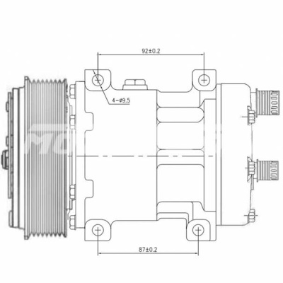 Компрессор RC-U08125ЭК MOTORCOOL